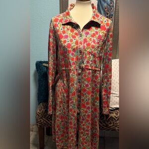 NATURAL LIFE Floral Long Sleeve Dress
